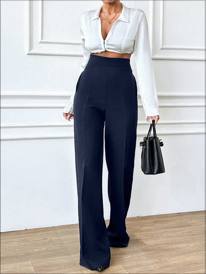 Pantaloni SHEIN, albastru