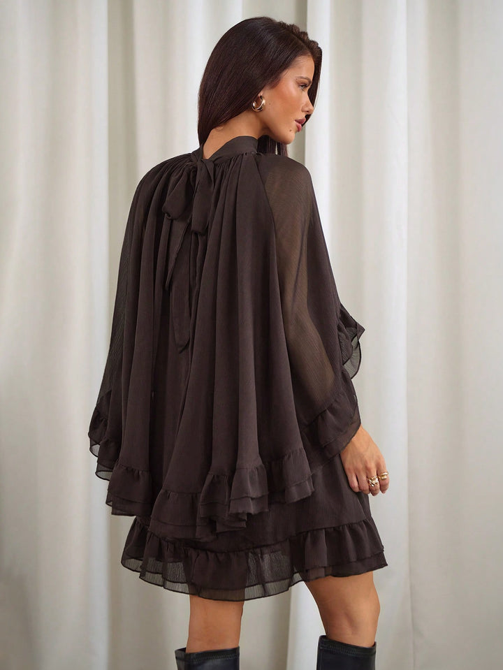 Rochie mini SHEIN, maro