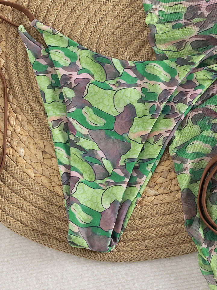 Set bikini SHEIN, verde