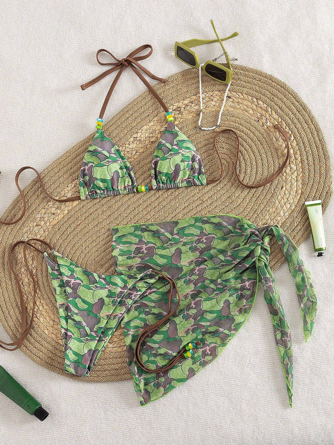 Set bikini SHEIN, verde