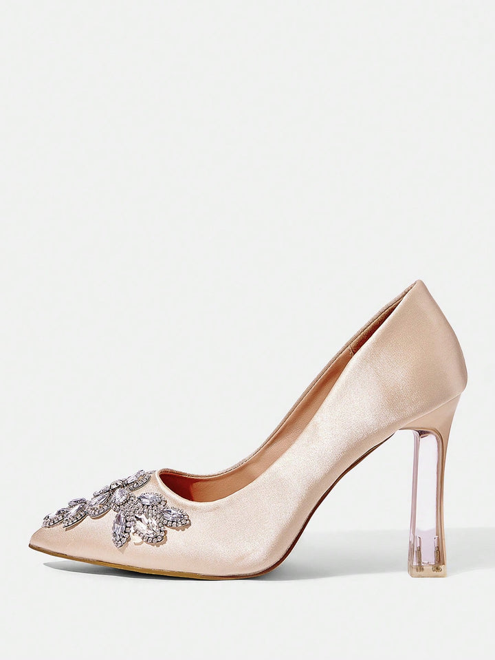Pantofi cu toc SHEIN, bej