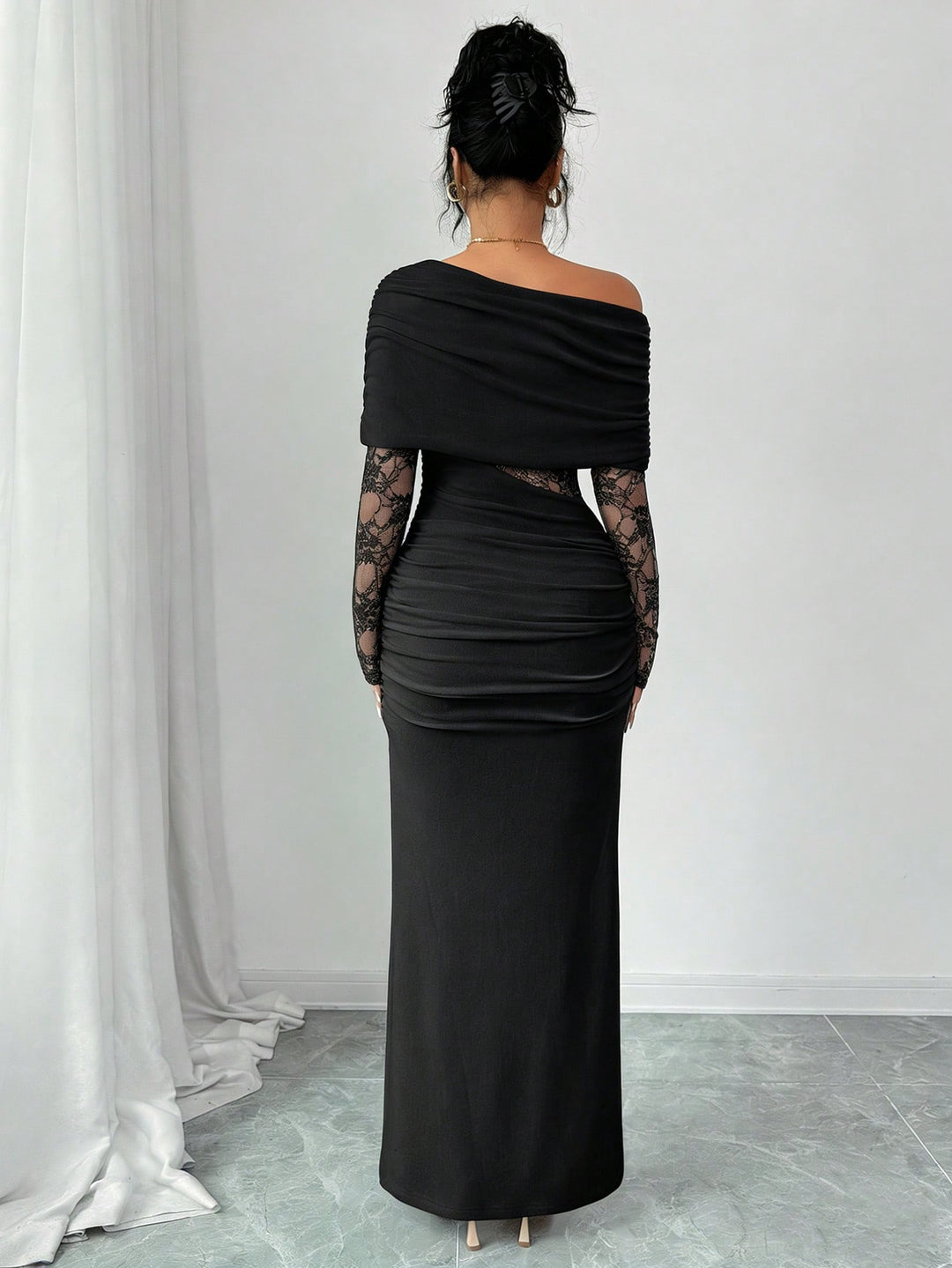 Rochie maxi SHEIN, negru