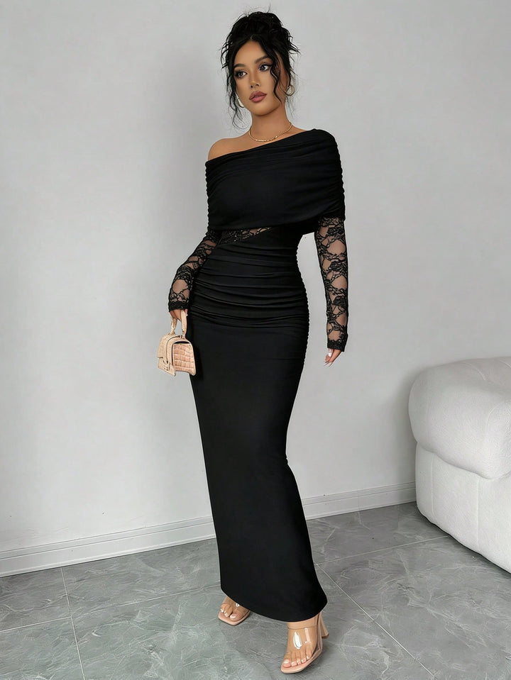 Rochie maxi SHEIN, negru