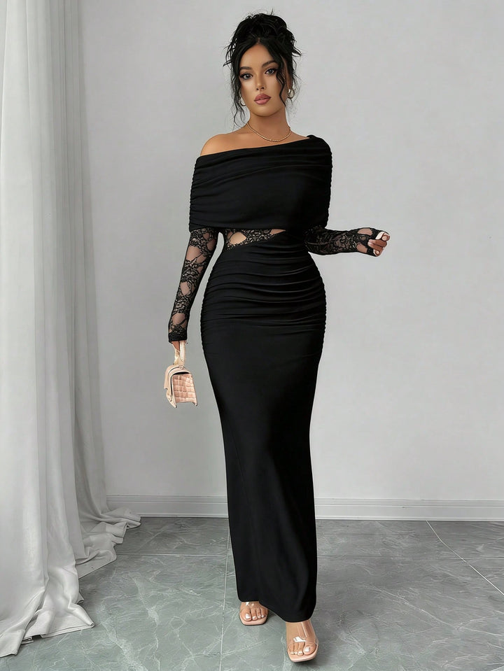 Rochie maxi SHEIN, negru