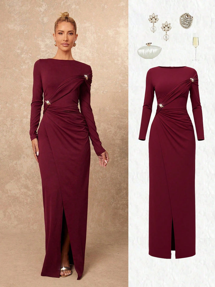 Rochie maxi SHEIN, roșu
