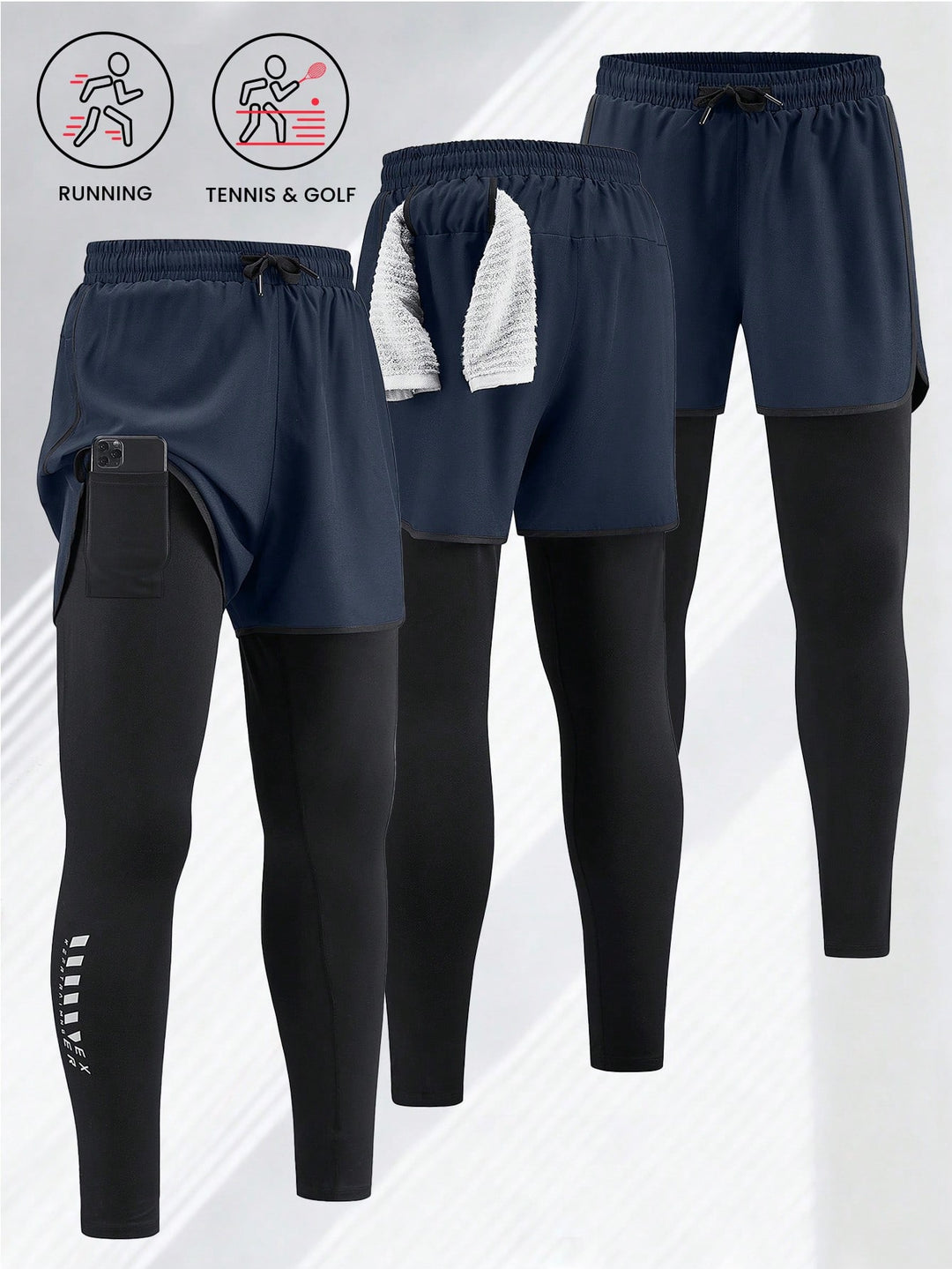 Pantaloni SHEIN, albastru