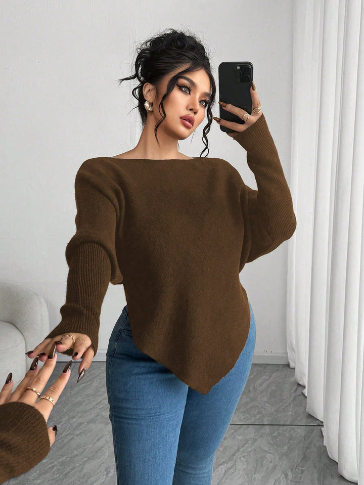 Pulover SHEIN, maro