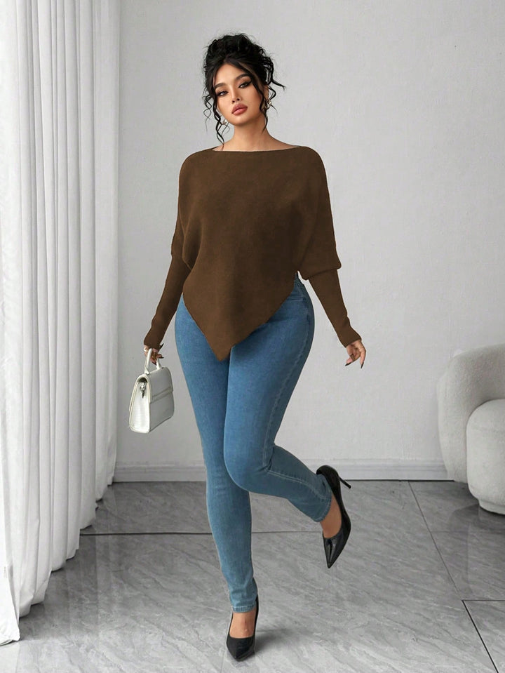 Pulover SHEIN, maro