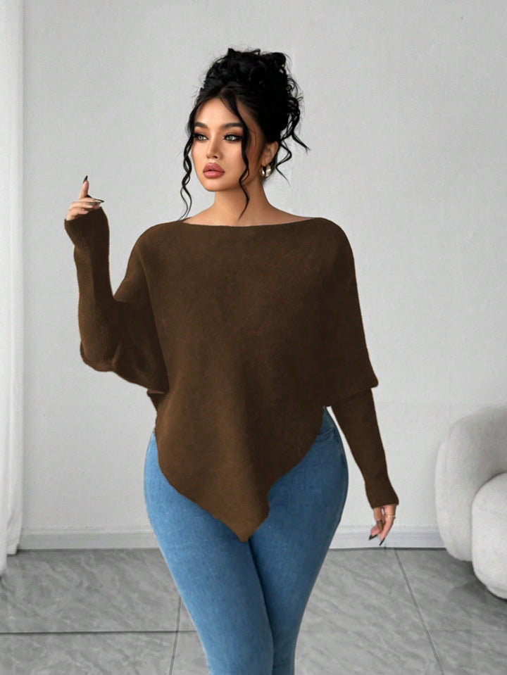 Pulover SHEIN, maro