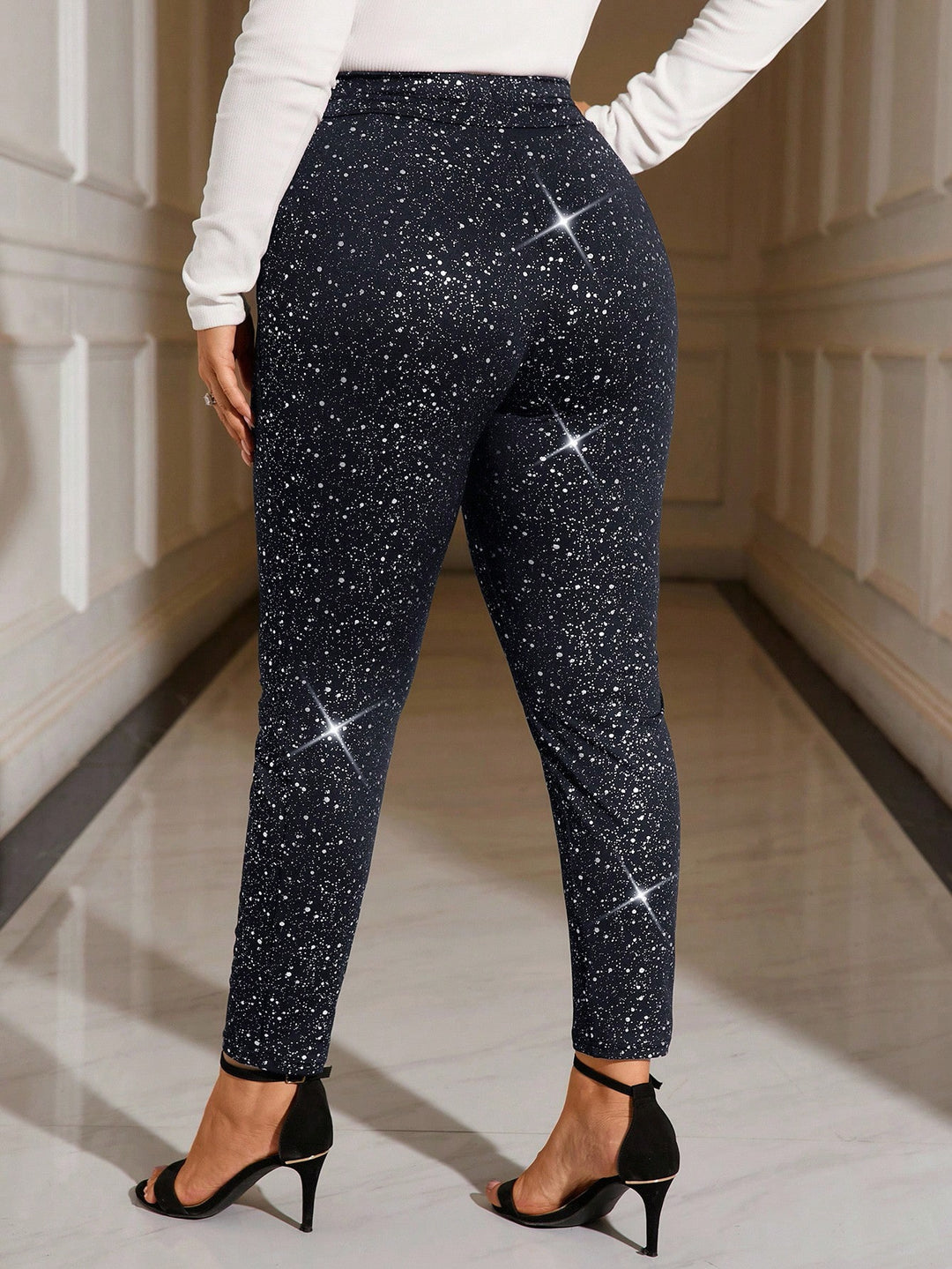 SHEIN leggings, fekete