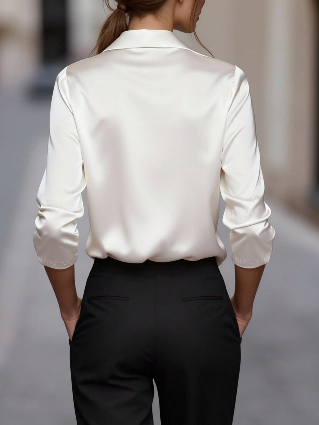 Top SHEIN, alb