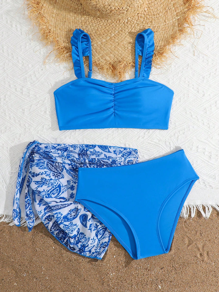 Set bikini SHEIN, albastru