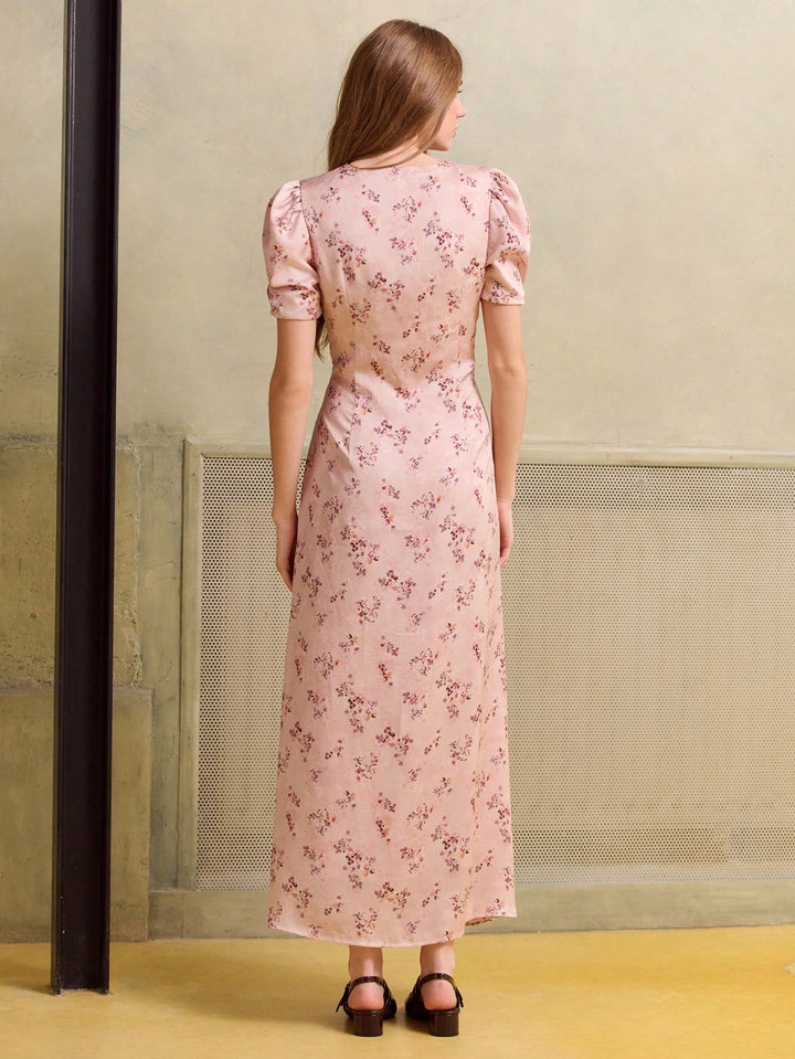 Rochie maxi SHEIN, roz
