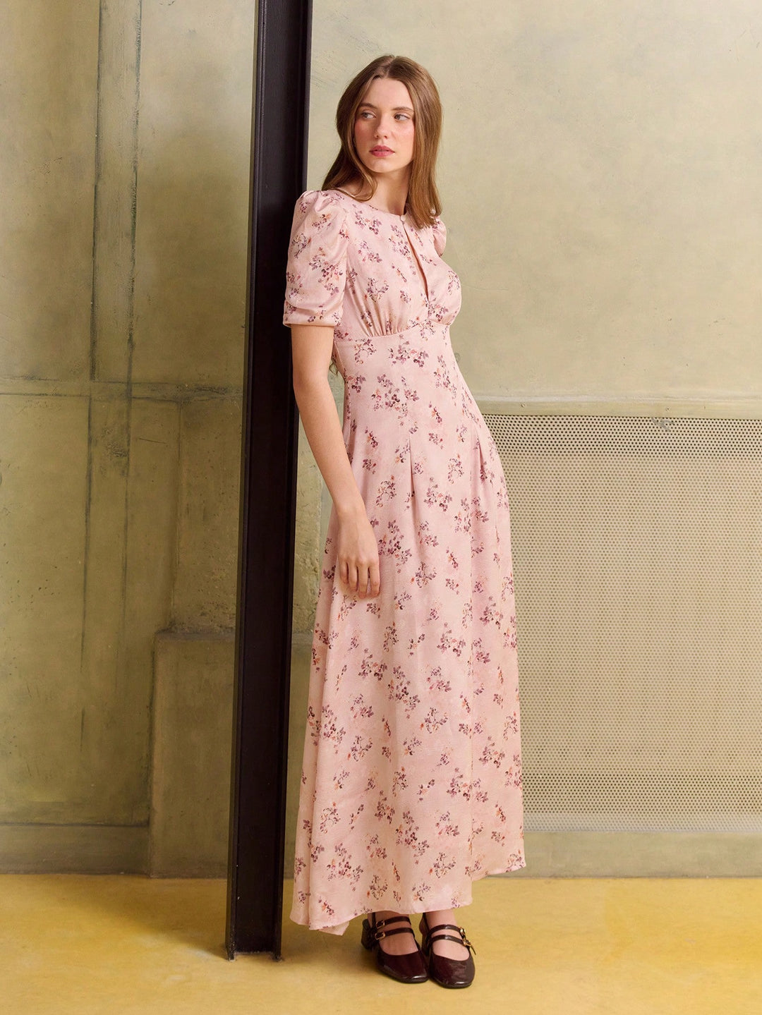 Rochie maxi SHEIN, roz