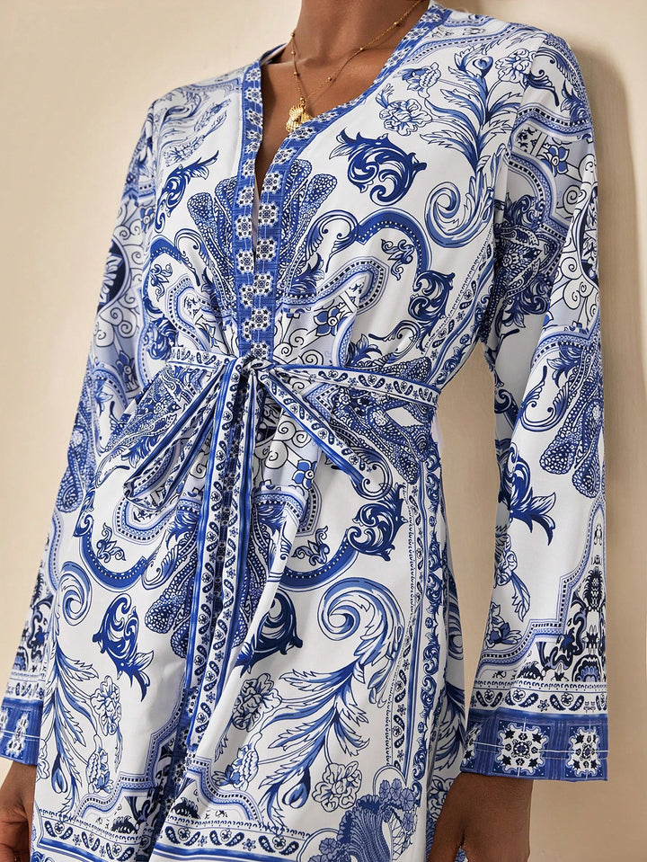 Kimono SHEIN, albastru