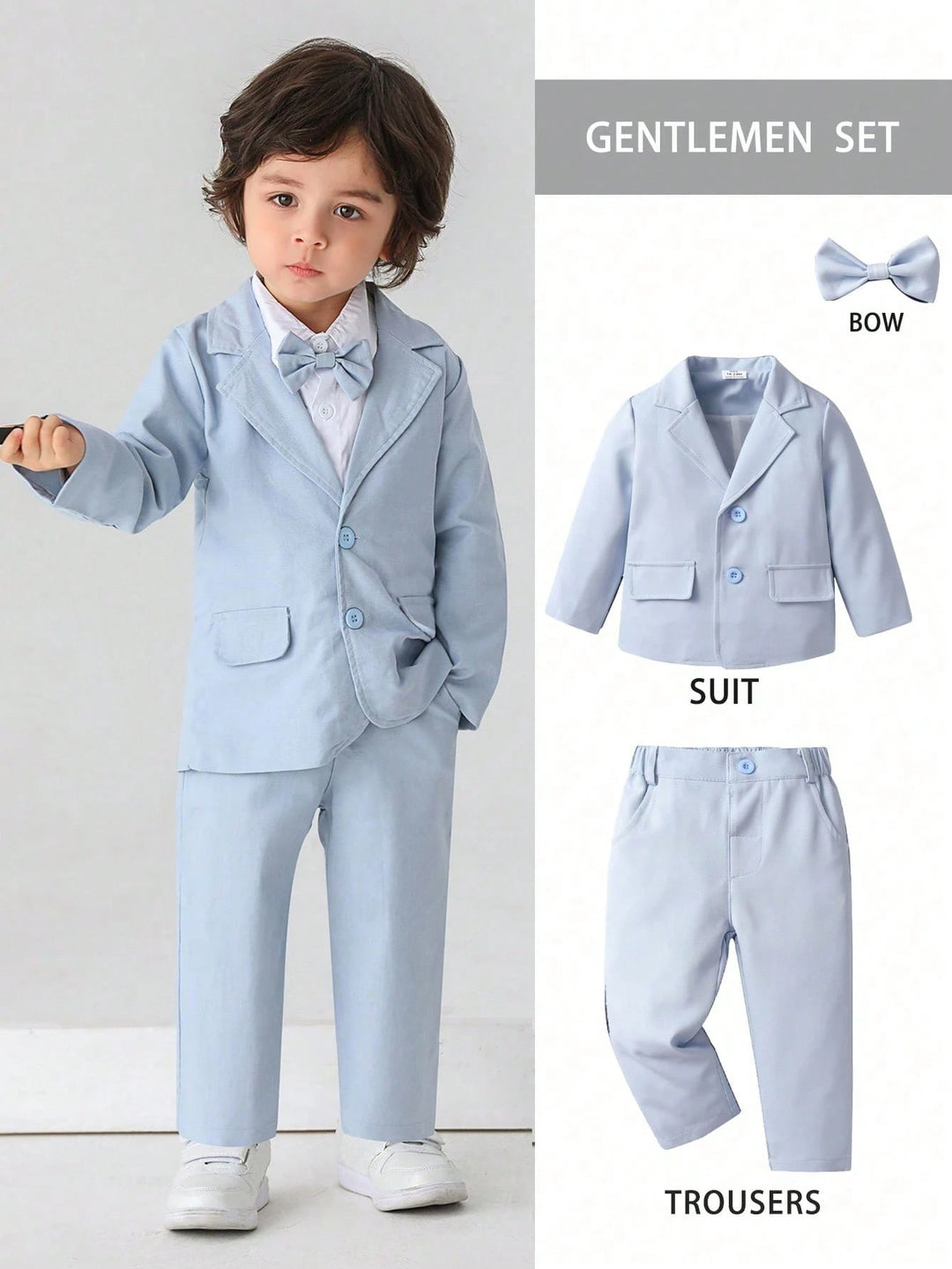 Costum SHEIN, albastru