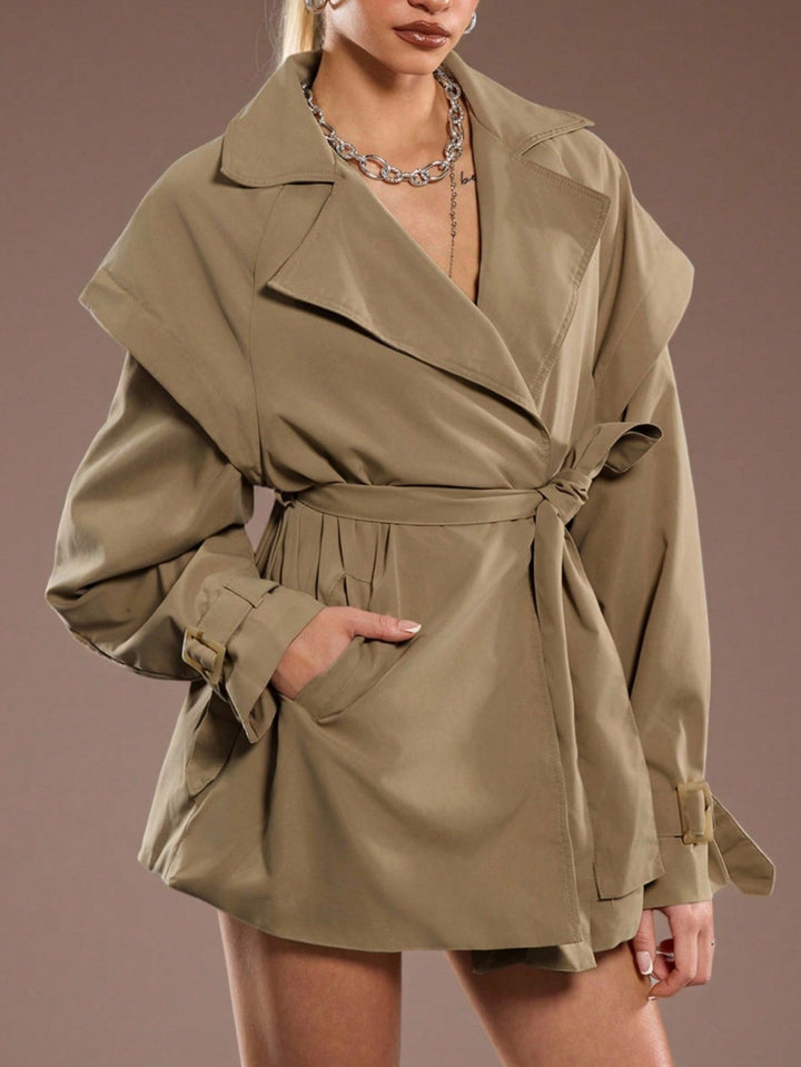 Trench SHEIN, kaki