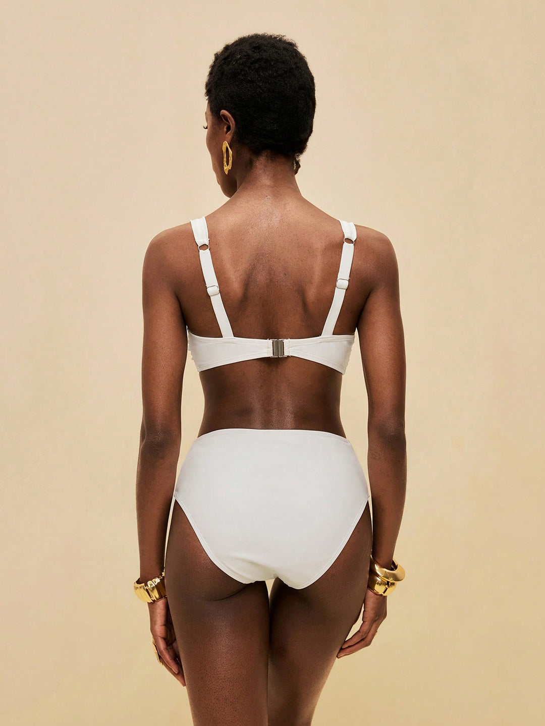 Set bikini SHEIN, alb