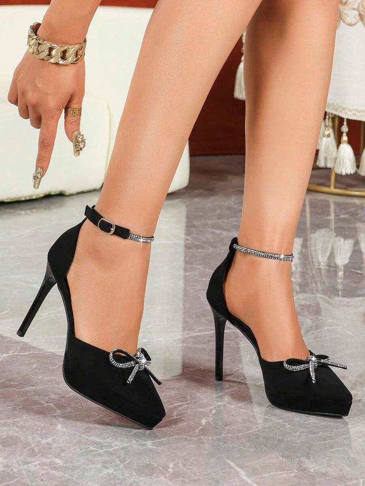 Pantofi cu toc SHEIN, negru