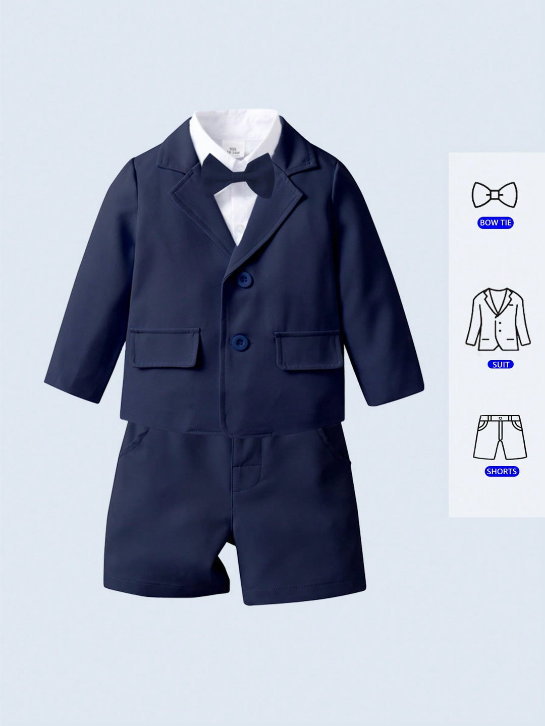 Costum SHEIN, albastru
