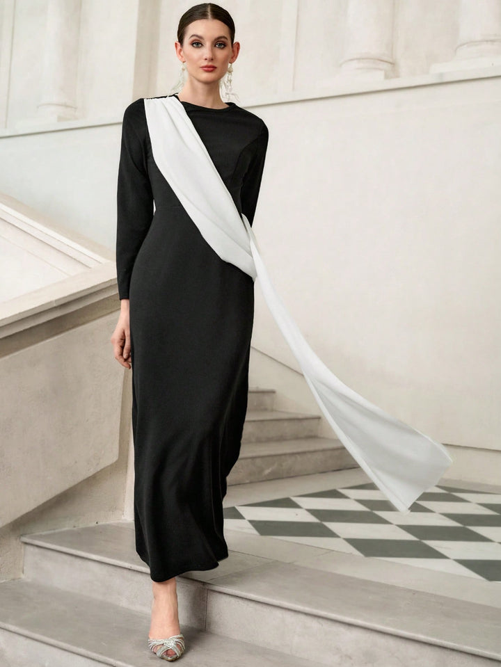 Rochie maxi SHEIN, negru