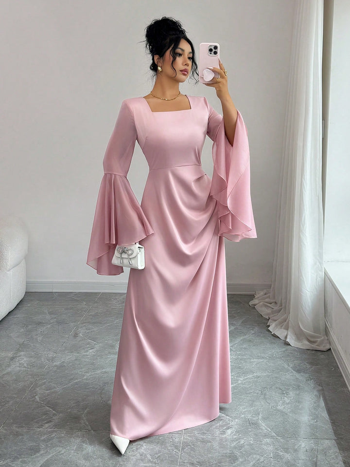 Rochie maxi SHEIN, roz