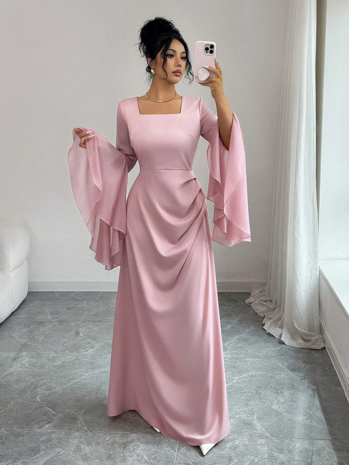 Rochie maxi SHEIN, roz