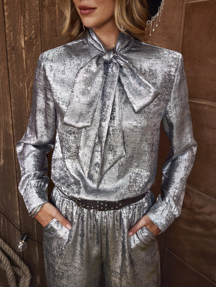 SHEIN ezüst tréningruha