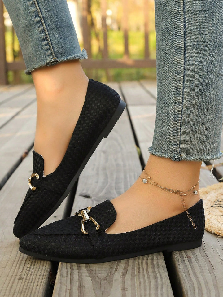 SHEIN balerina cipők, fekete
