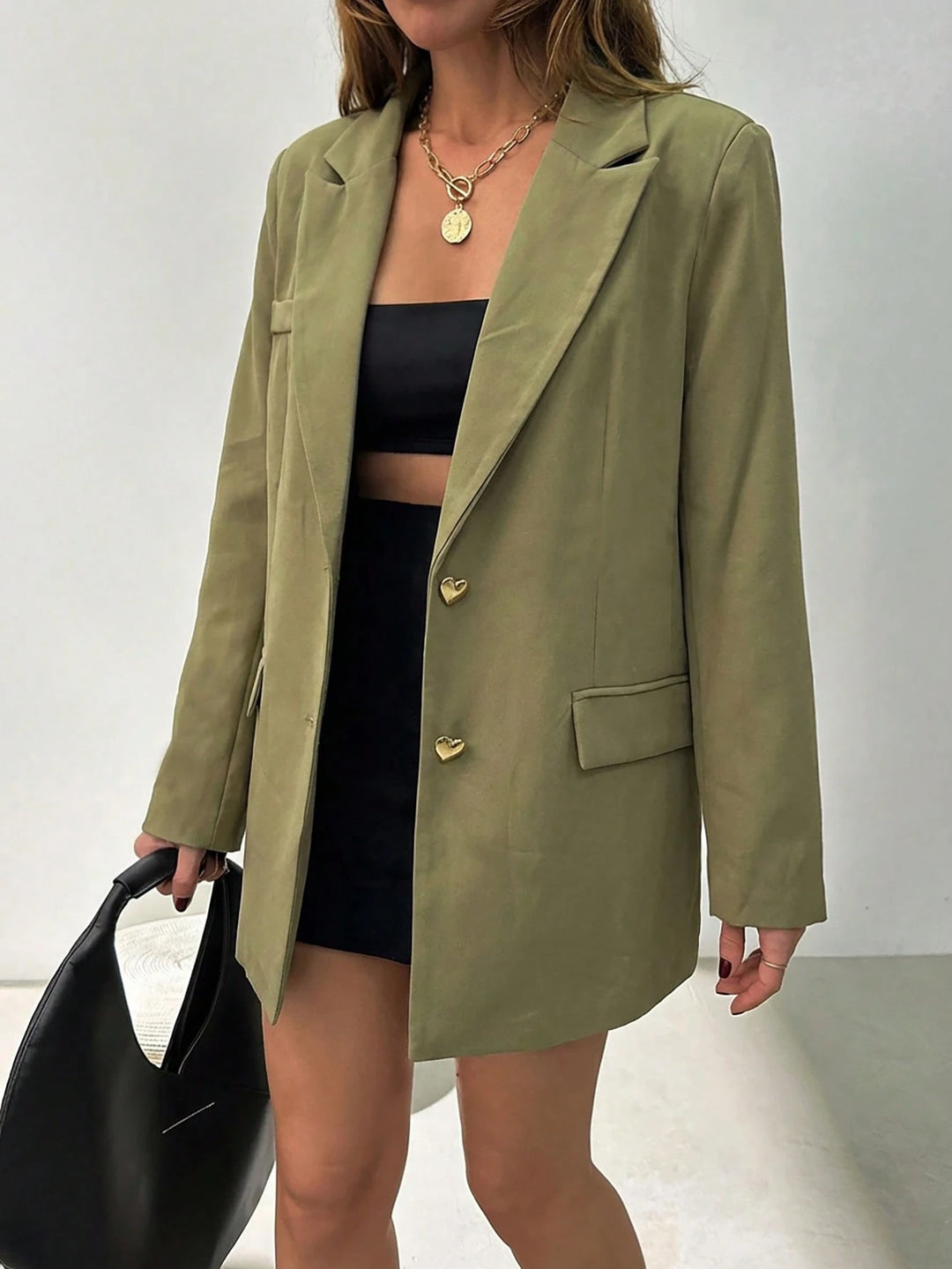 Sacou SHEIN, verde