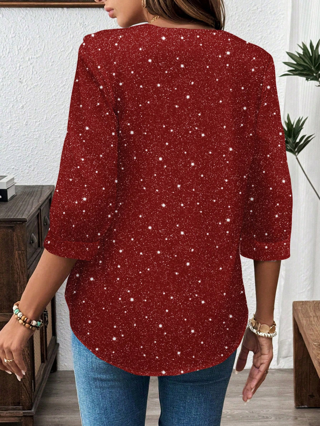 SHEIN blúz, piros