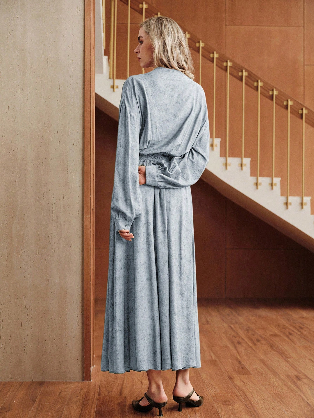 Rochie maxi SHEIN, albastru