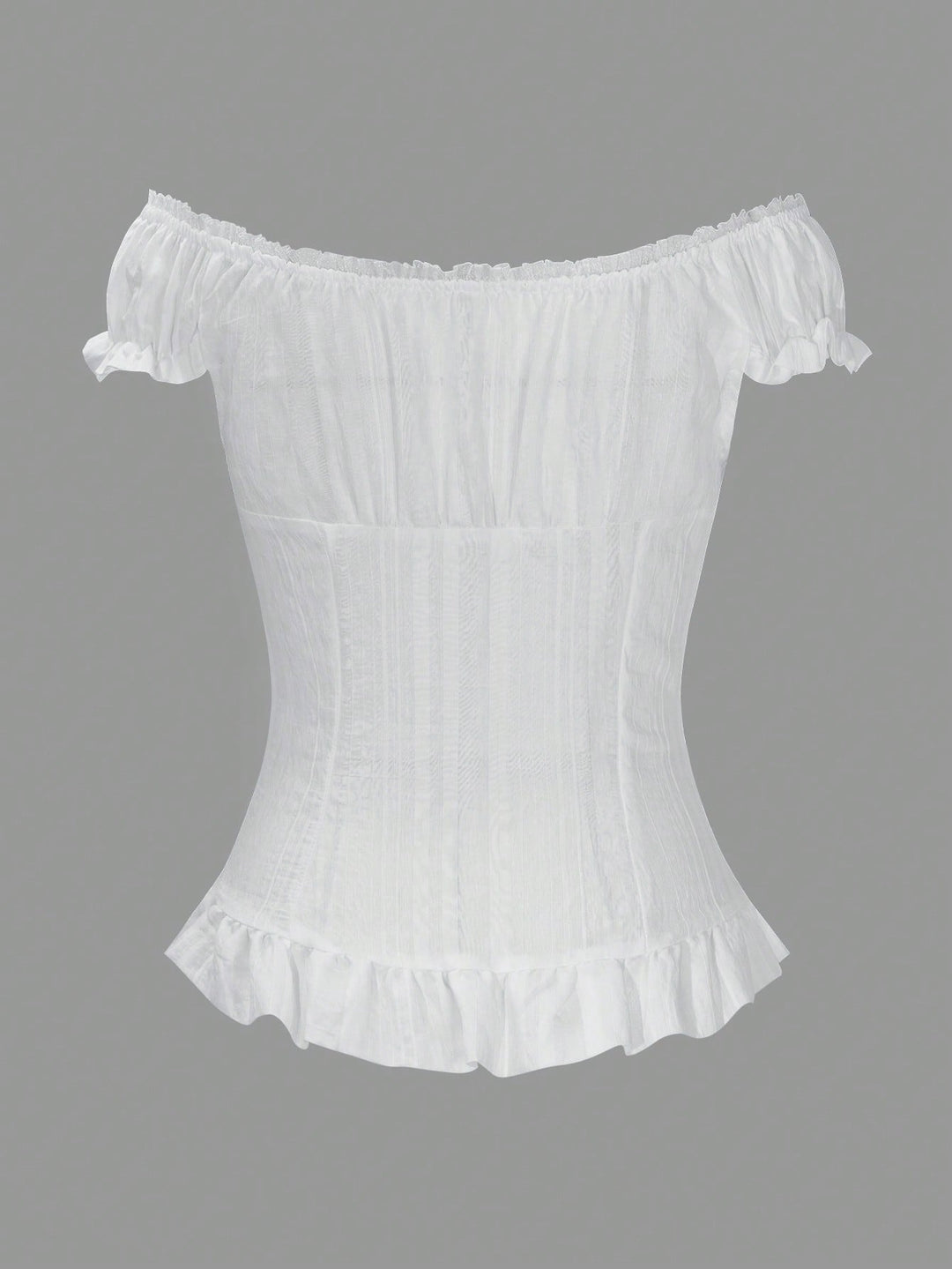 Top SHEIN, alb