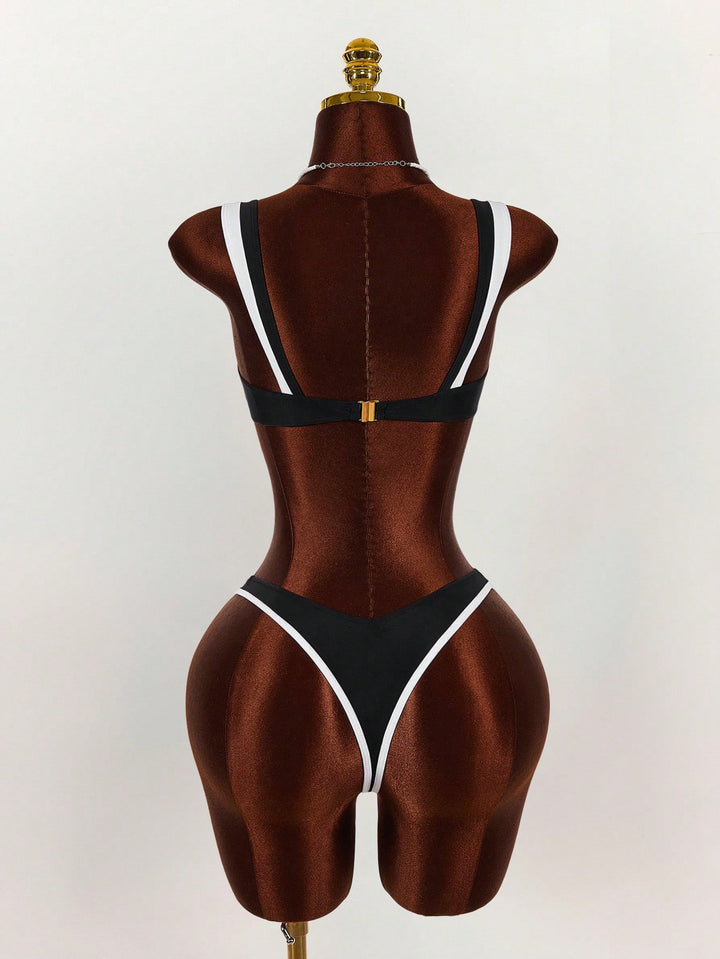 Set bikini SHEIN, negru