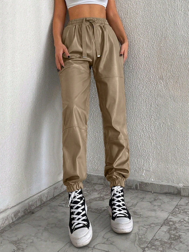 Pantaloni SHEIN, maro