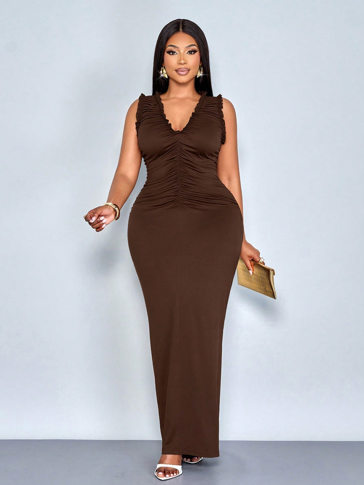 Rochie SHEIN, maro