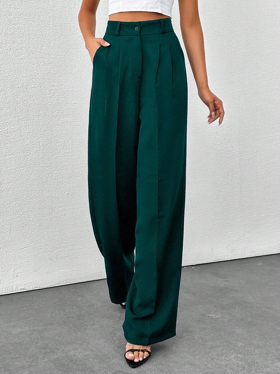 Pantaloni SHEIN, verde