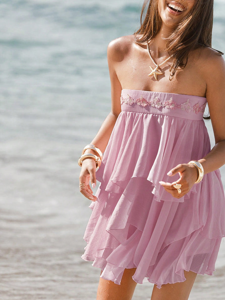 Rochie mini SHEIN, roz