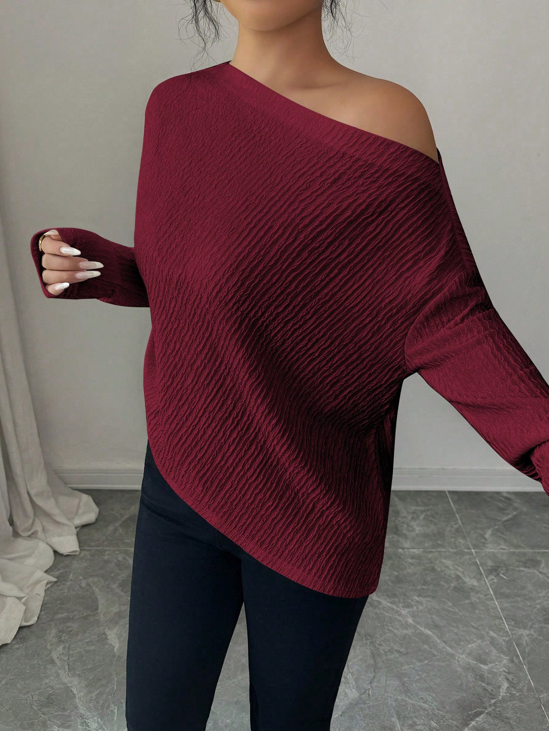 SHEIN póló, piros