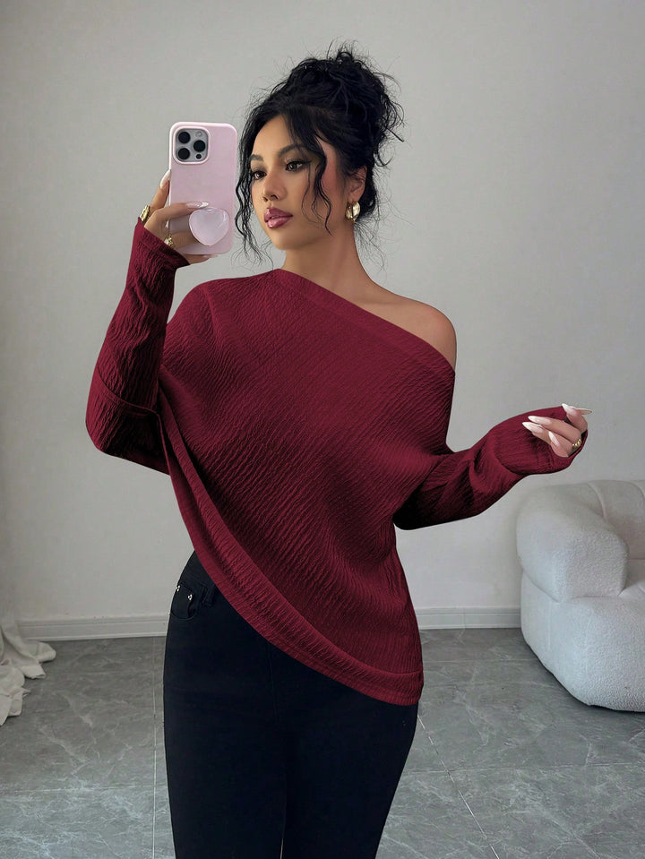 SHEIN póló, piros