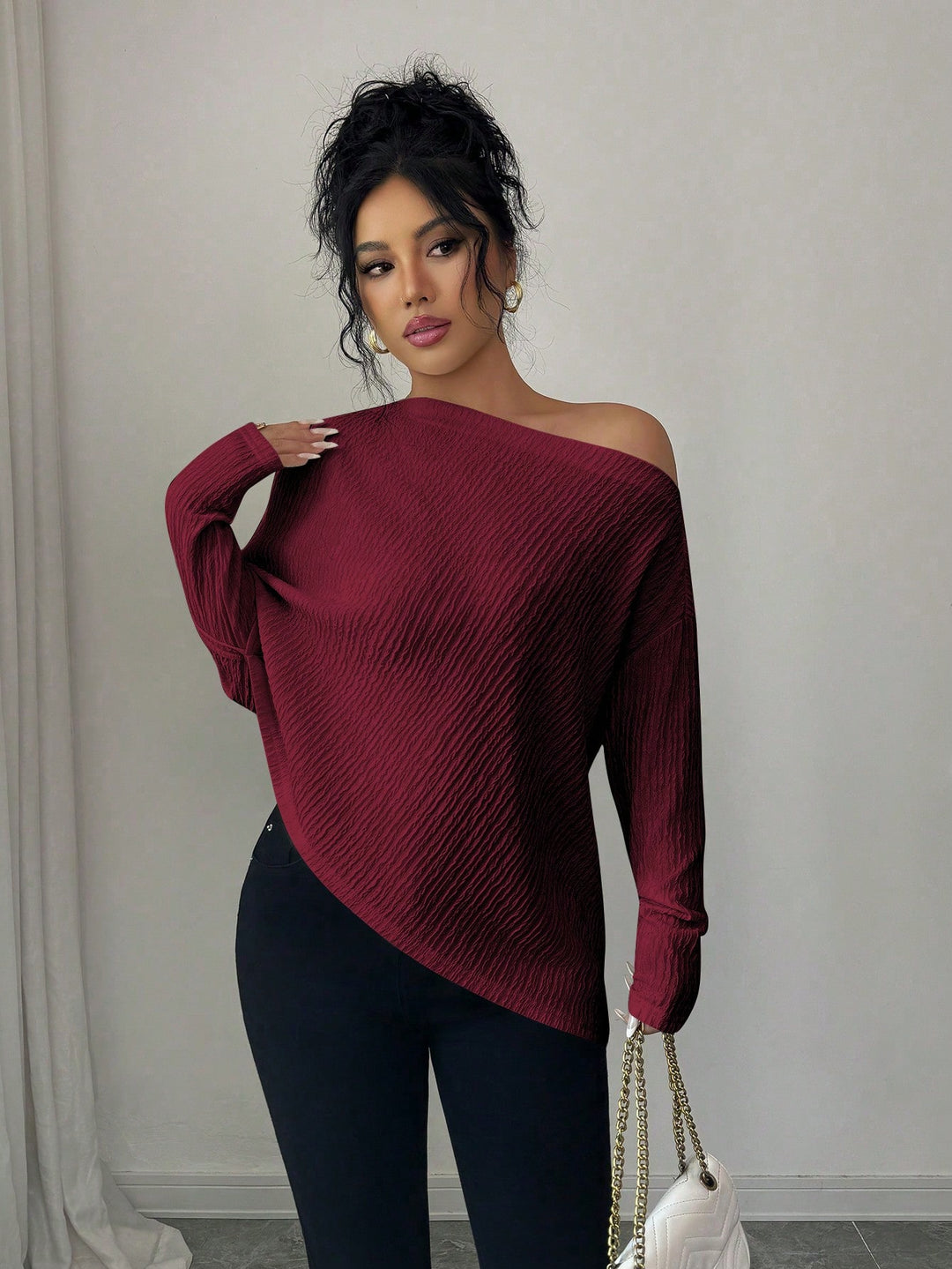 SHEIN póló, piros