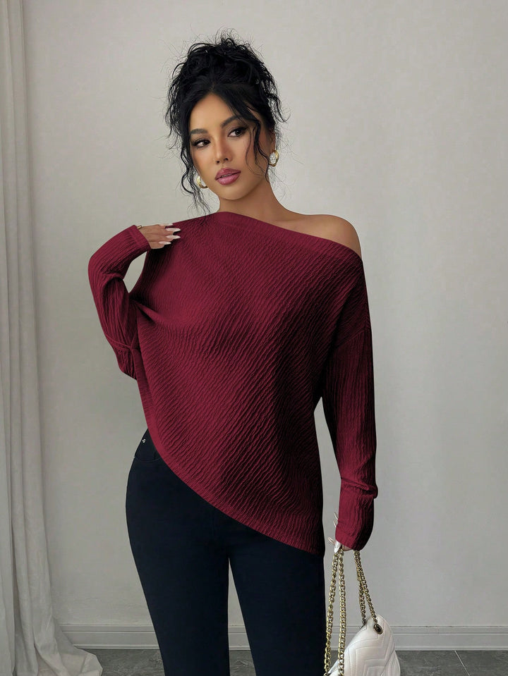 SHEIN póló, piros