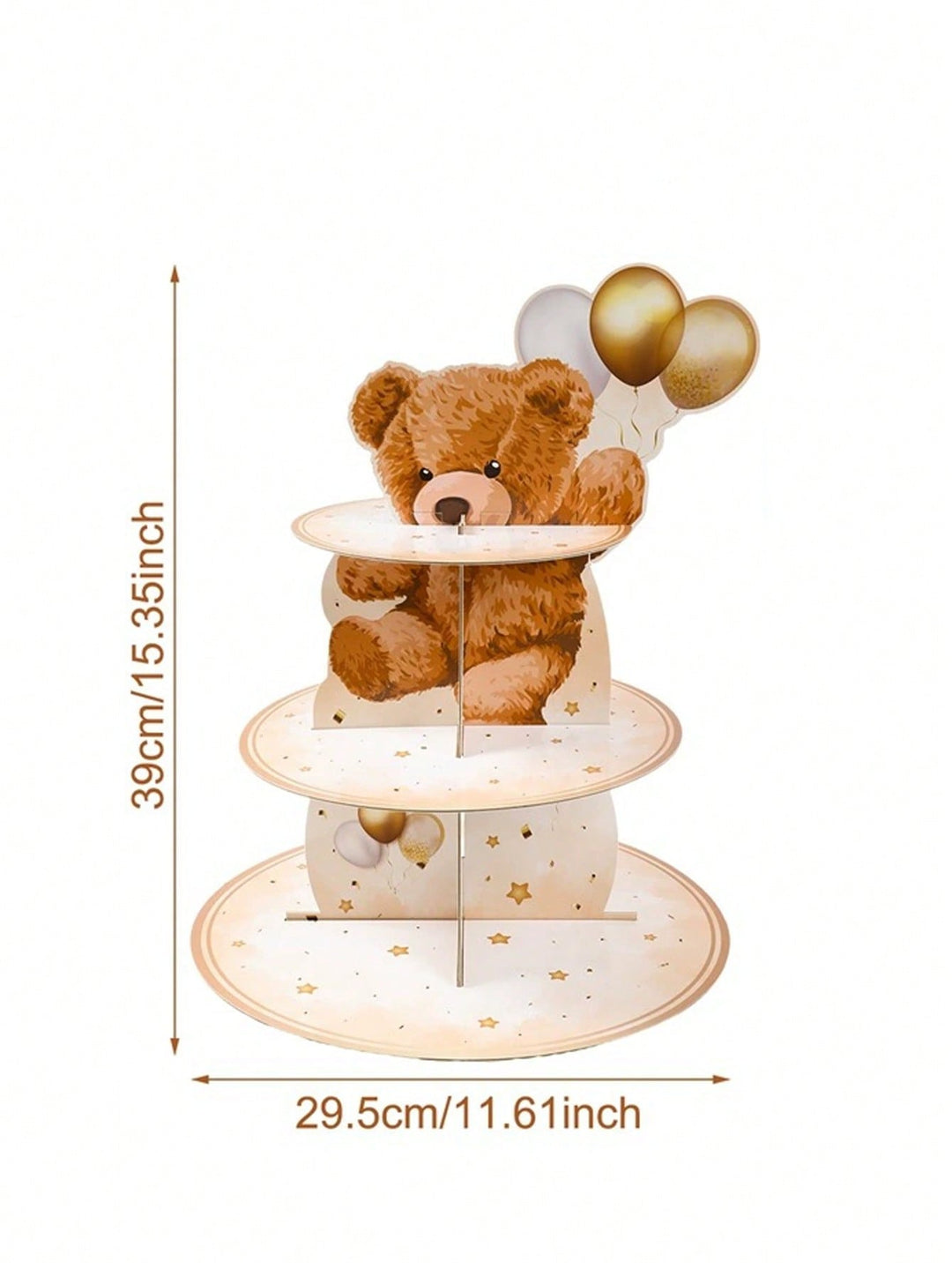 Suport pentru cupcakes SHEIN, mix culori