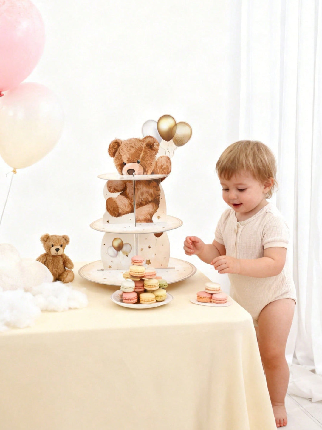 Suport pentru cupcakes SHEIN, mix culori