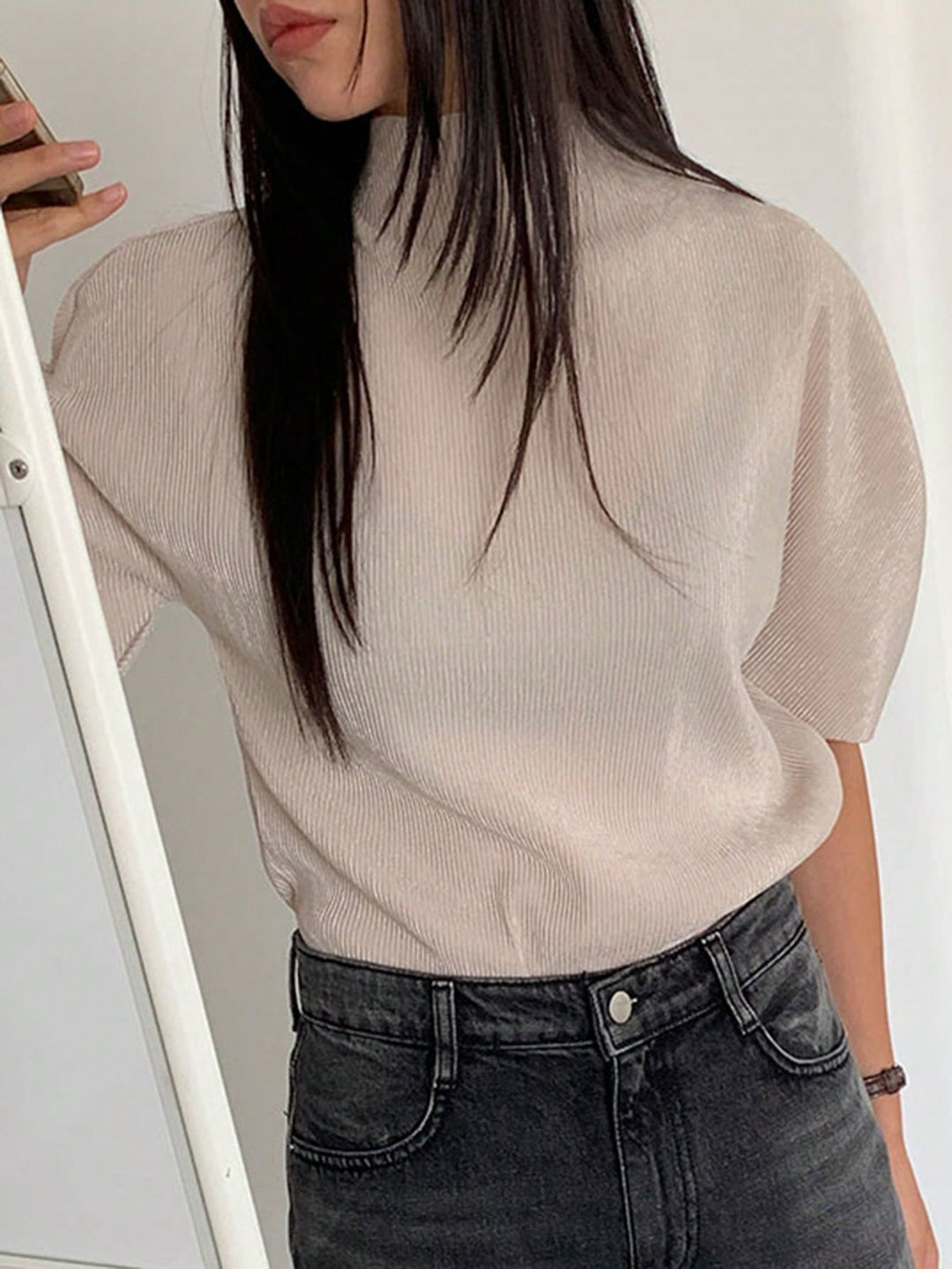Tricou SHEIN, bej