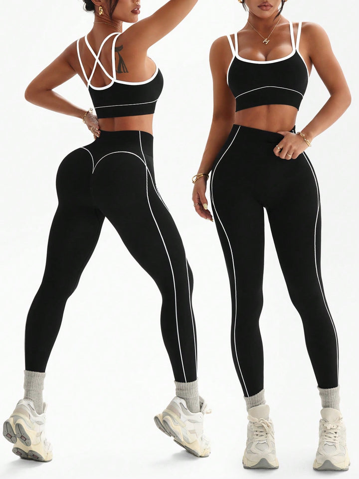 SHEIN sportos együttes, fekete