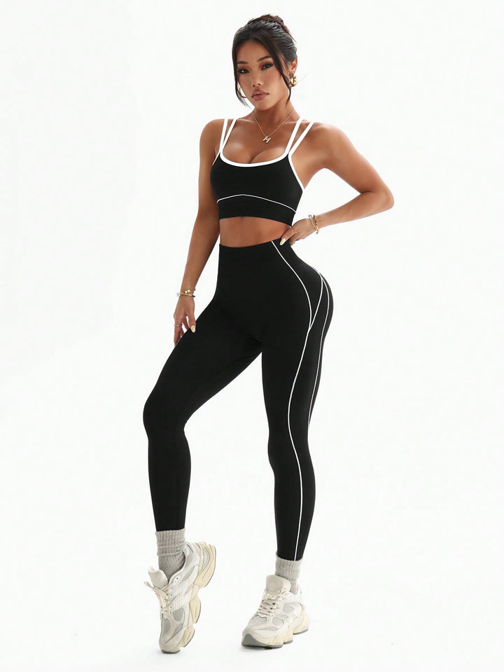 SHEIN sportos együttes, fekete
