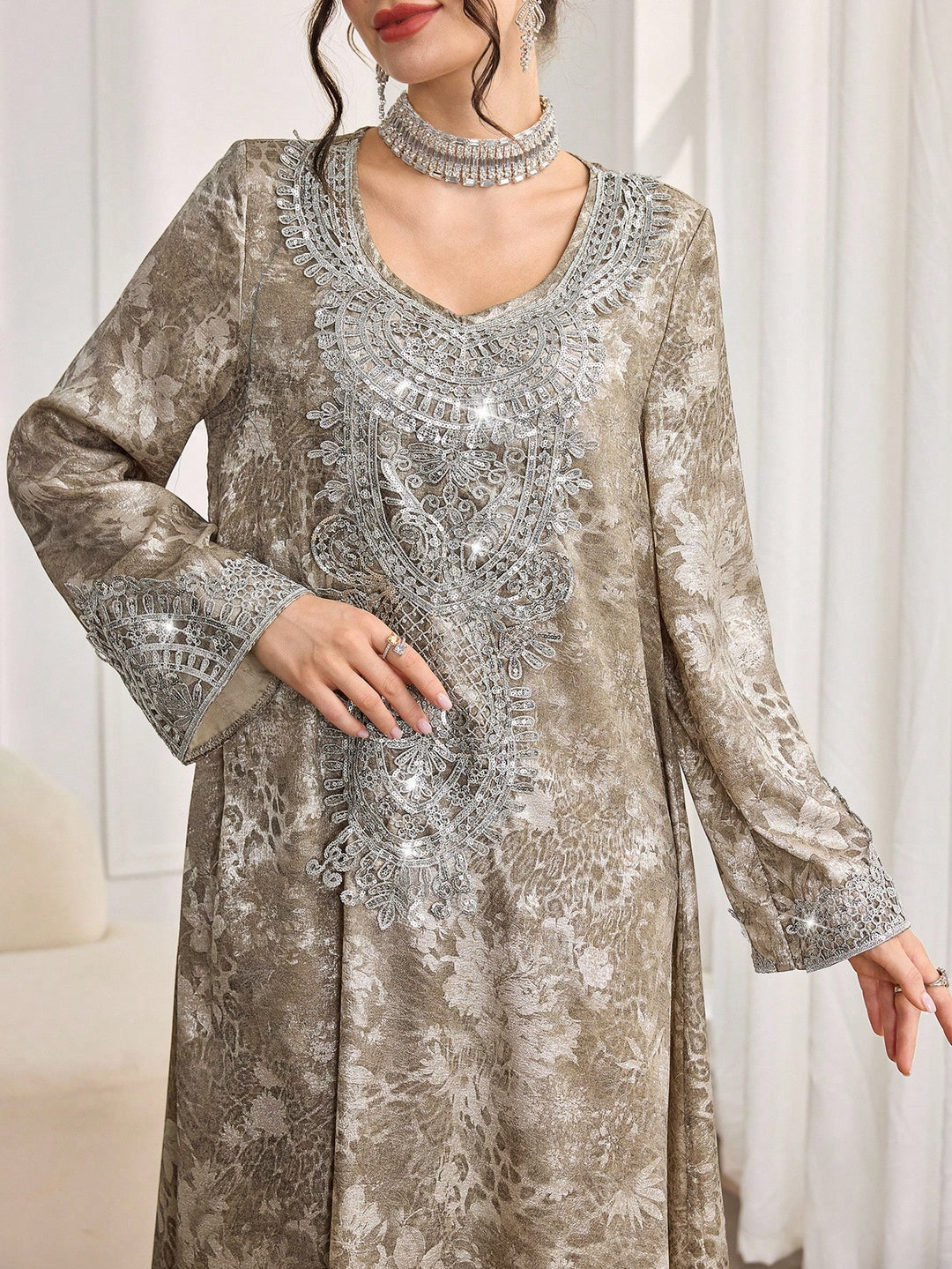 Rochie SHEIN, kaki
