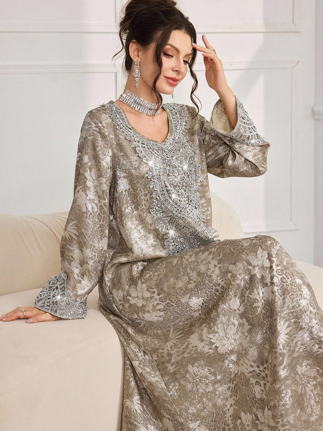 Rochie SHEIN, kaki