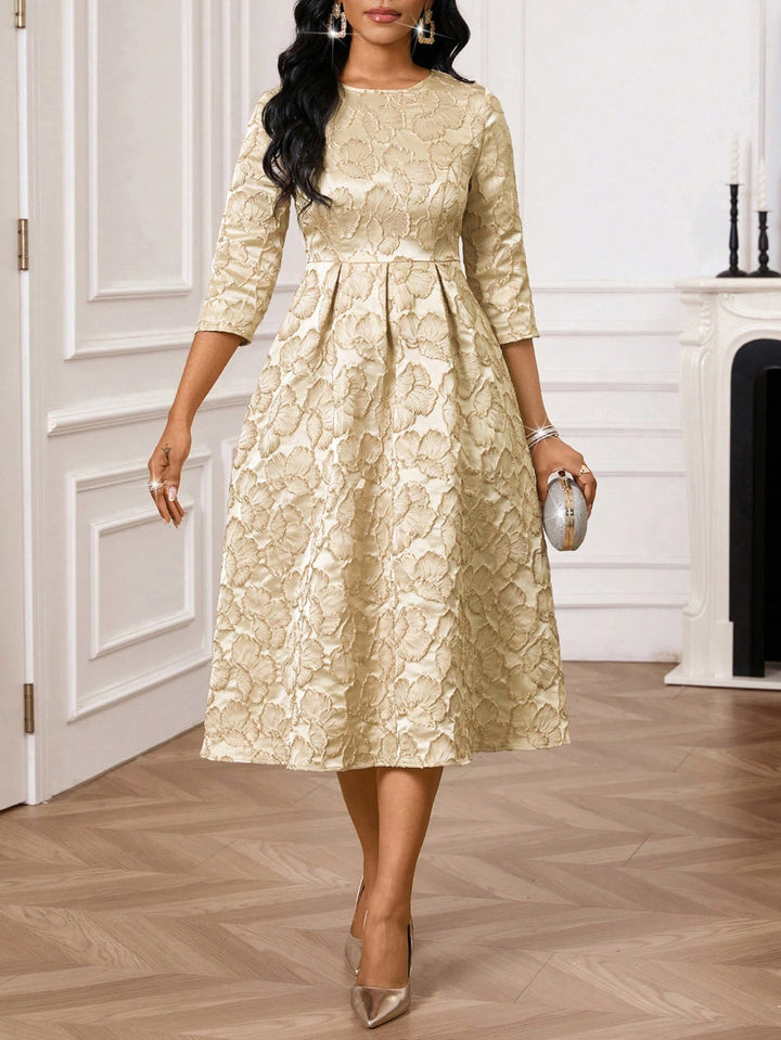 Rochie midi SHEIN, mix culori